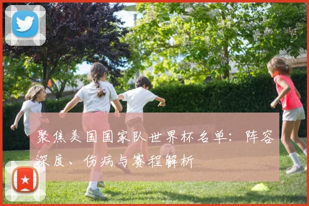 聚焦美国国家队世界杯名单:阵容深度、伤病与赛程解析