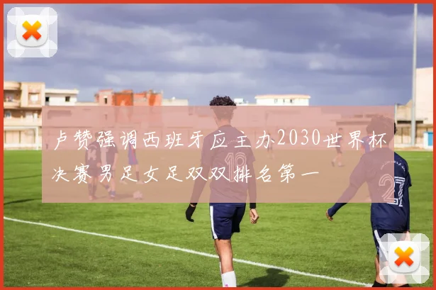 卢赞强调西班牙应主办2030世界杯决赛男足女足双双排名第一