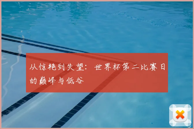 从惊艳到失望：世界杯第二比赛日的巅峰与低谷
